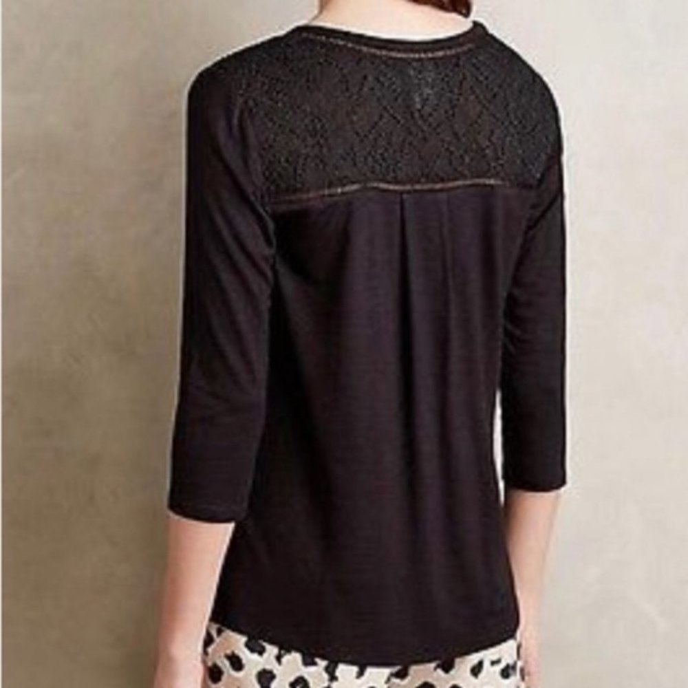 Anthropologie Dolan Left Coast Maisy Tee, black - Picture 2 of 13